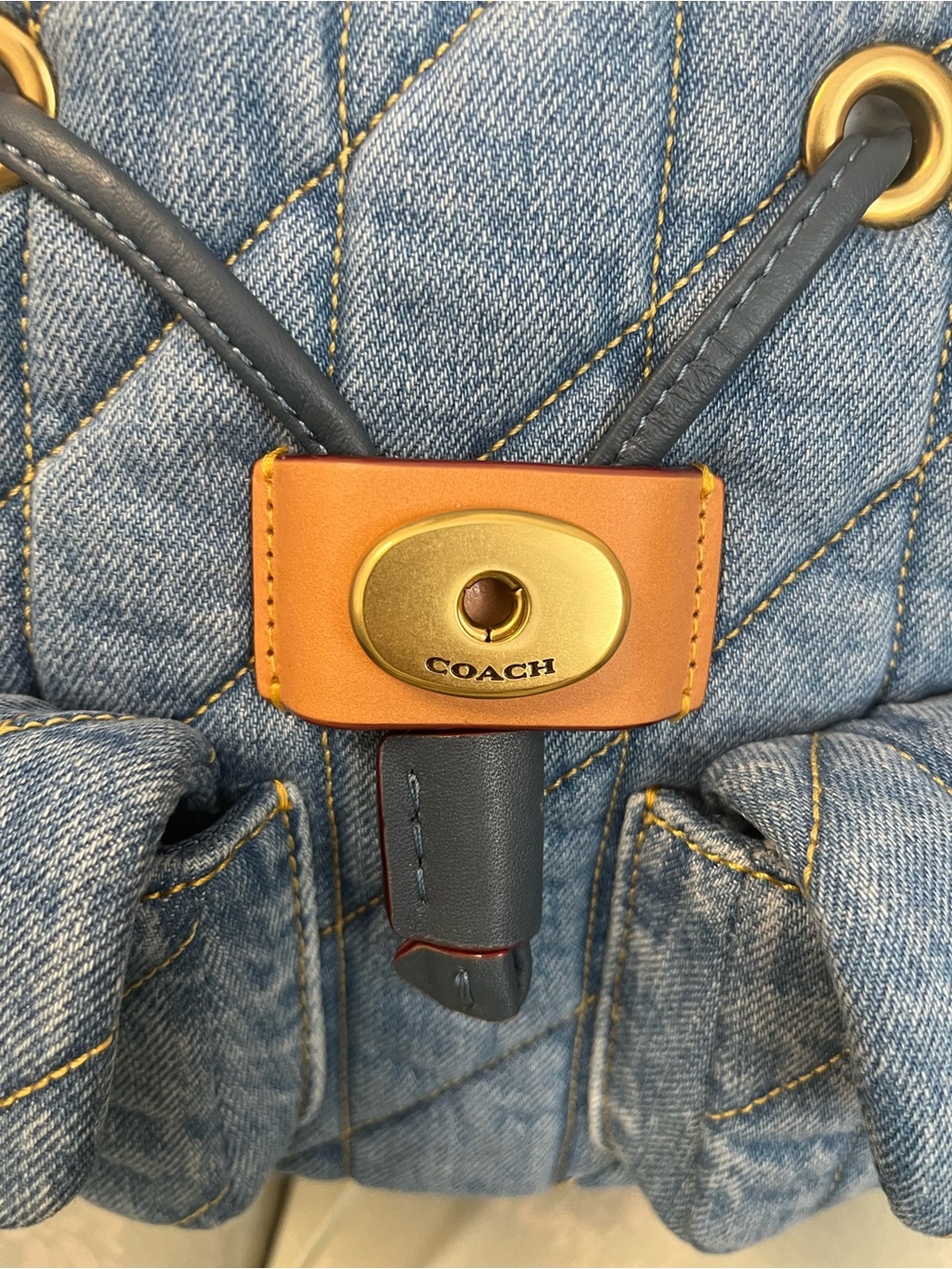 Coach Quilted Tabby Backpack - Picture 8 of 8